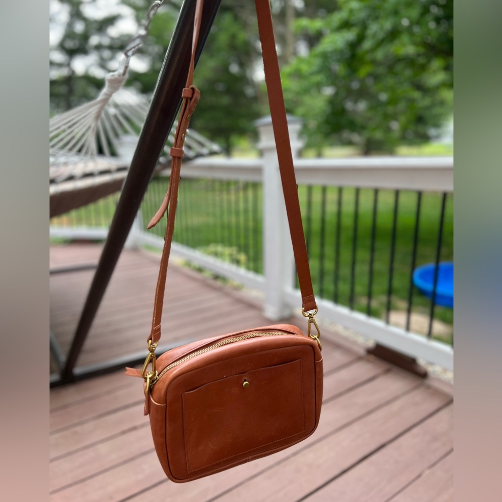 Madewell leather crossbody handbag